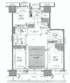 プラウドタワー東雲キャナルコート 42階 間取り図