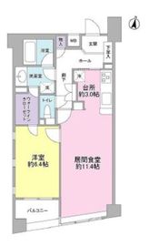 ノールフラット南麻布 405 間取り図
