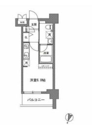 TLRレジデンス川崎大師 603 間取り図