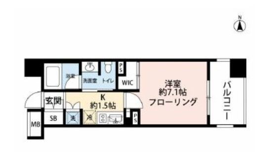 クオリアYZ恵比寿 11階 間取り図