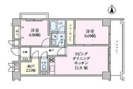 ボヌール東池袋 301 間取り図