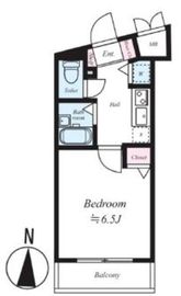 グランド・ガーラ渋谷 6階 間取り図