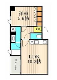 東急ドエルアルス浅草アクトタワー 3階 間取り図