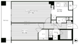CITY PLACE AYASE 711 間取り図