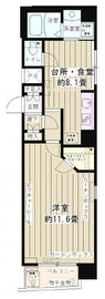 アルテーヌ新横浜 1018 間取り図