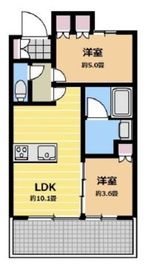 クリオ片瀬江ノ島 5階 間取り図