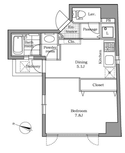 レジディア文京千石 903 間取り図