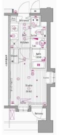 グランド・ガーラ横濱元町 7階 間取り図