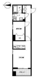 トラッセルズ吉祥寺 307 間取り図