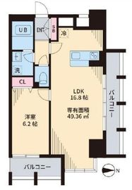 TOKIO国立タワー 1201 間取り図