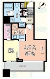 ステーションガーデンタワー 24階 間取り図