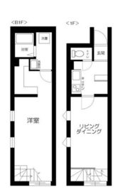 中目黒二丁目新築(仮) 1階 間取り図