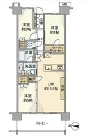 プラウドシティ吉祥寺 6階 間取り図