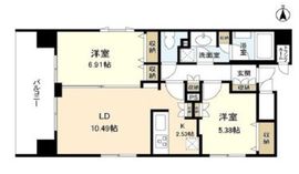 スタイリオ旗の台2 905 間取り図
