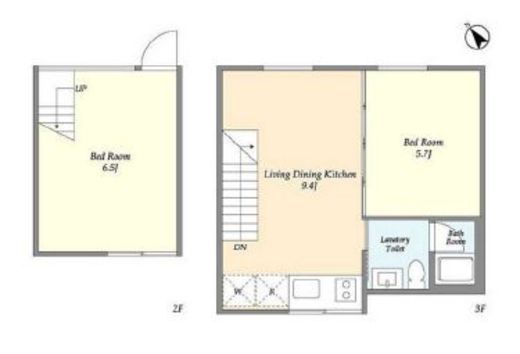 神宮前マンション 307 間取り図