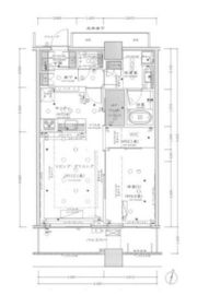 テラス渋谷美竹 14階 間取り図