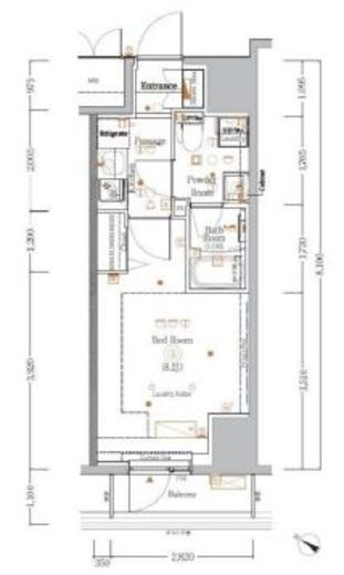 GENOVIA川崎Ⅲ (ジェノヴィア川崎Ⅲ) 4階 間取り図