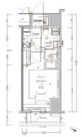 GENOVIA川崎Ⅲ (ジェノヴィア川崎Ⅲ) 4階 間取り図