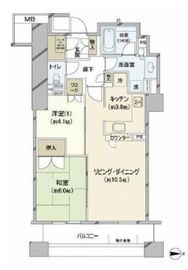 ニューシティ東戸塚タワーズシティパークタワー東戸塚 21階 間取り図