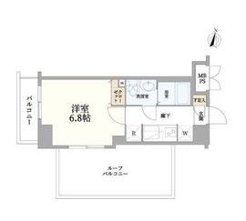 ステージファースト三軒茶屋アジールコート 10階 間取り図