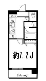 ドゥーエ西大島2 1004 間取り図