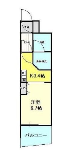 ロワール横濱レムナンツ 12階 間取り図
