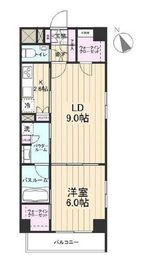 デュオステージ横濱赤門通り 5階 間取り図