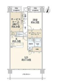 クレストフォルム東京グランイースト 10階 間取り図