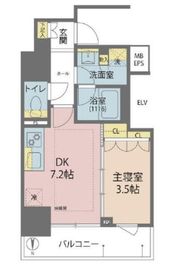 サンウッドフラッツ神田神保町 13階 間取り図