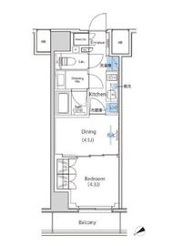 ザ・パークハビオ東長崎 502 間取り図