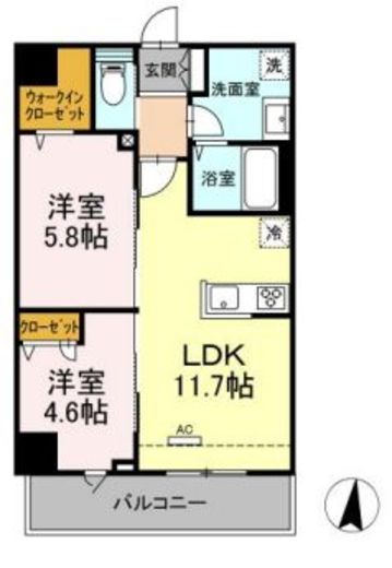 GRAND SOLEIL (グランドソレイユ) 106 間取り図