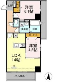 GRAND SOLEIL (グランドソレイユ) 402 間取り図