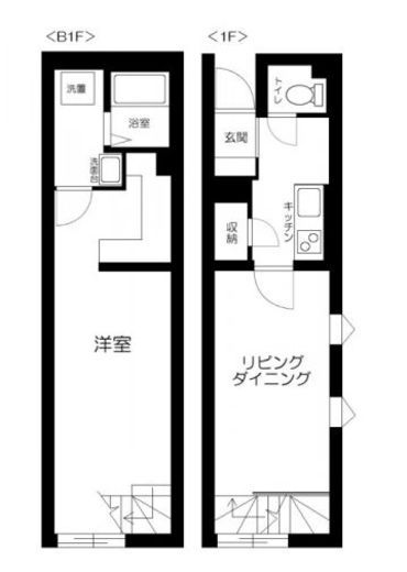 RIVENDELL EBISU 1階 間取り図