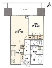 二子玉川ライズタワー 2階 間取り図