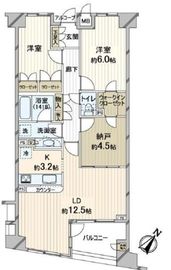 アルス中目黒ヴィルトレーテ 2階 間取り図