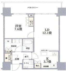 ブランズ渋谷桜丘 22階 間取り図