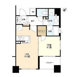 ブランズ東池袋 4階 間取り図