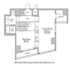 ユニテラス三軒茶屋 304 間取り図