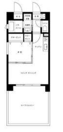 ベイフレール潮見 603 間取り図