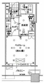 ステーションガーデンタワー 11階 間取り図