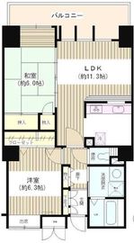 エルアージュ小石川 B2006 間取り図