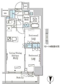 パークアクシス錦糸公園 404 間取り図