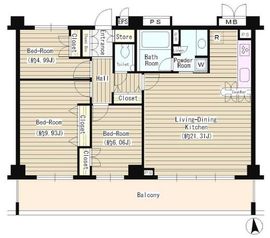 フォリアージュ青葉台 307 間取り図