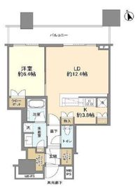 パークタワー新川崎 25階 間取り図