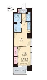 ユンパーク木場 307 間取り図