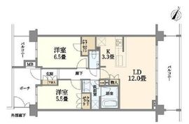 ブランズ南雪谷 3階 間取り図