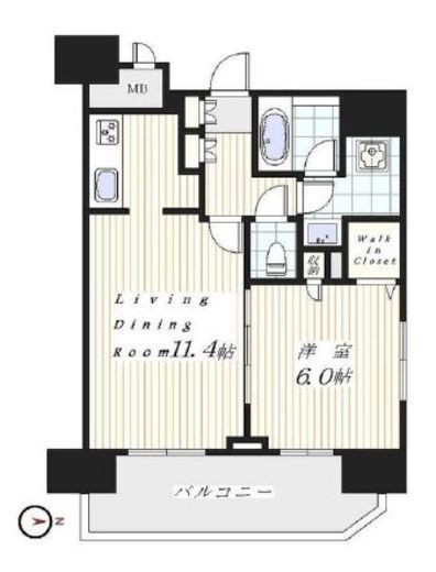 ステージグランデ文京白山 11階 間取り図