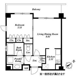 プラチナコート広尾 311 間取り図