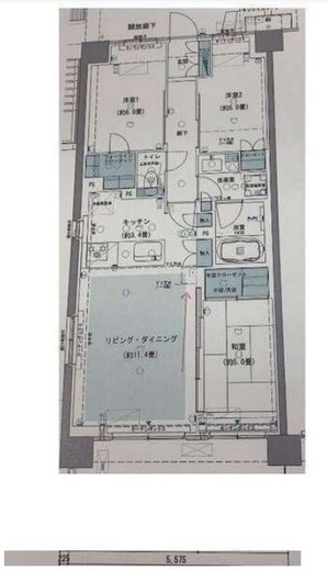 アドグランデ横浜港南台 1階 間取り図