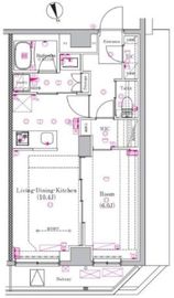 RELUXIA品川中延 (リルシア品川中延) 6階 間取り図